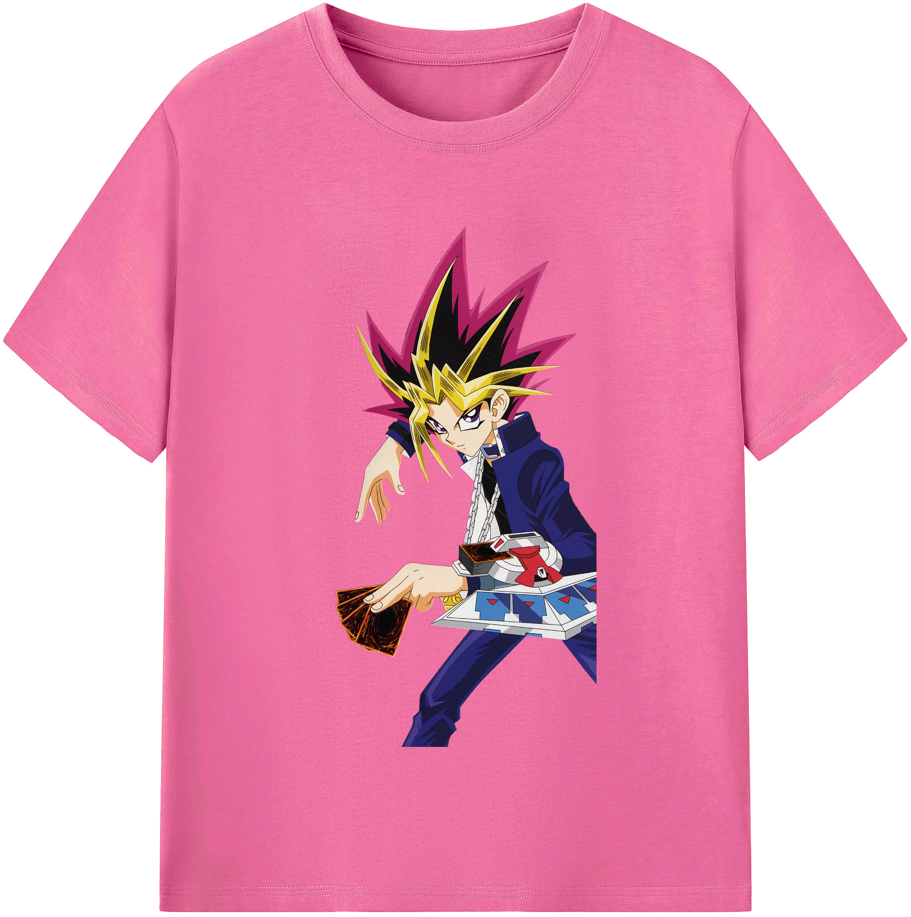 （画像用） 遊☆戯☆王 Yu-Gi-Oh! レディースカジュアルプリントTシャツ（綿100％）